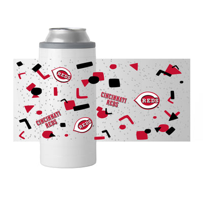 Cincinnati Reds 12oz Flashback Slim Can Coolie