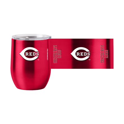 Cincinnati Reds 16oz Gameday Stainless Curved Beverage - Logo Brands