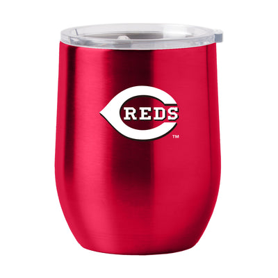 Cincinnati Reds 16oz Gameday Stainless Curved Beverage - Logo Brands