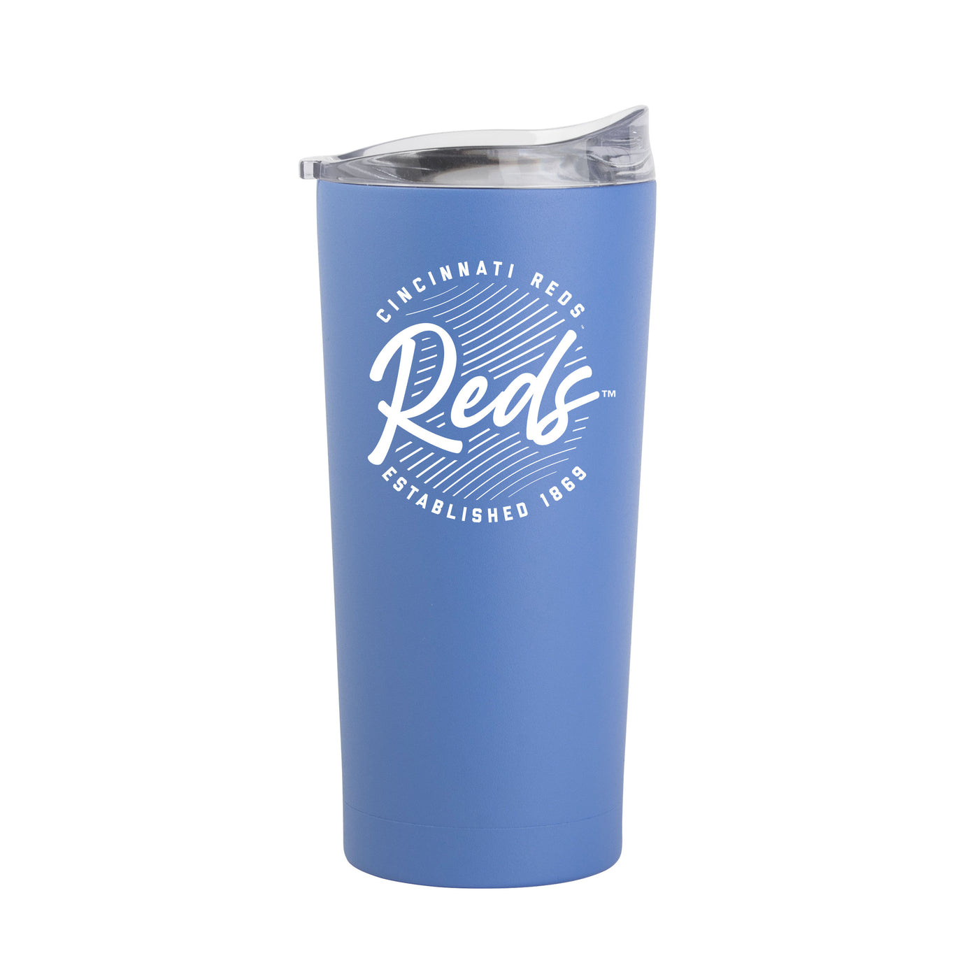 Cincinnati Reds 20oz Retro Script Arctic Powder Coat Tumbler