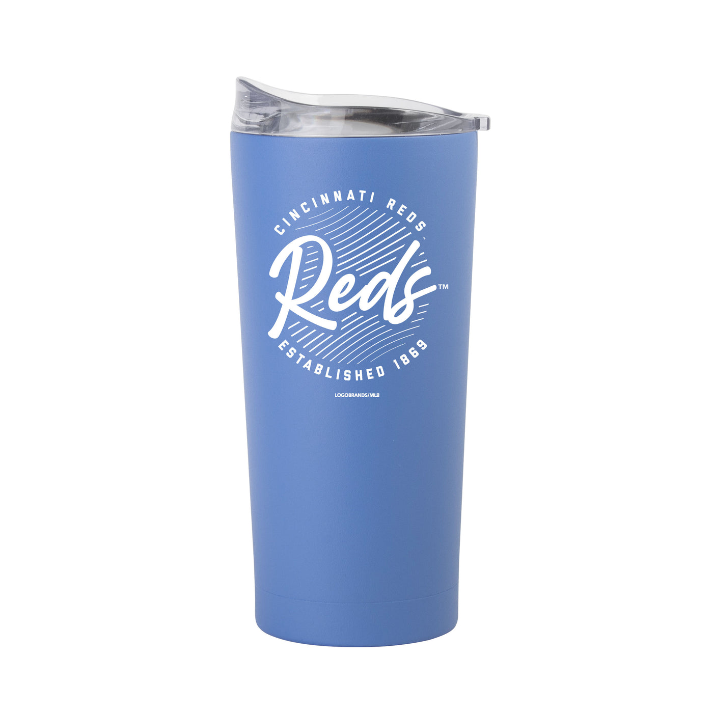 Cincinnati Reds 20oz Retro Script Arctic Powder Coat Tumbler