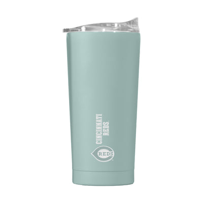 Cincinnati Reds 20oz Vertical Powder Coat Tumbler - Logo Brands