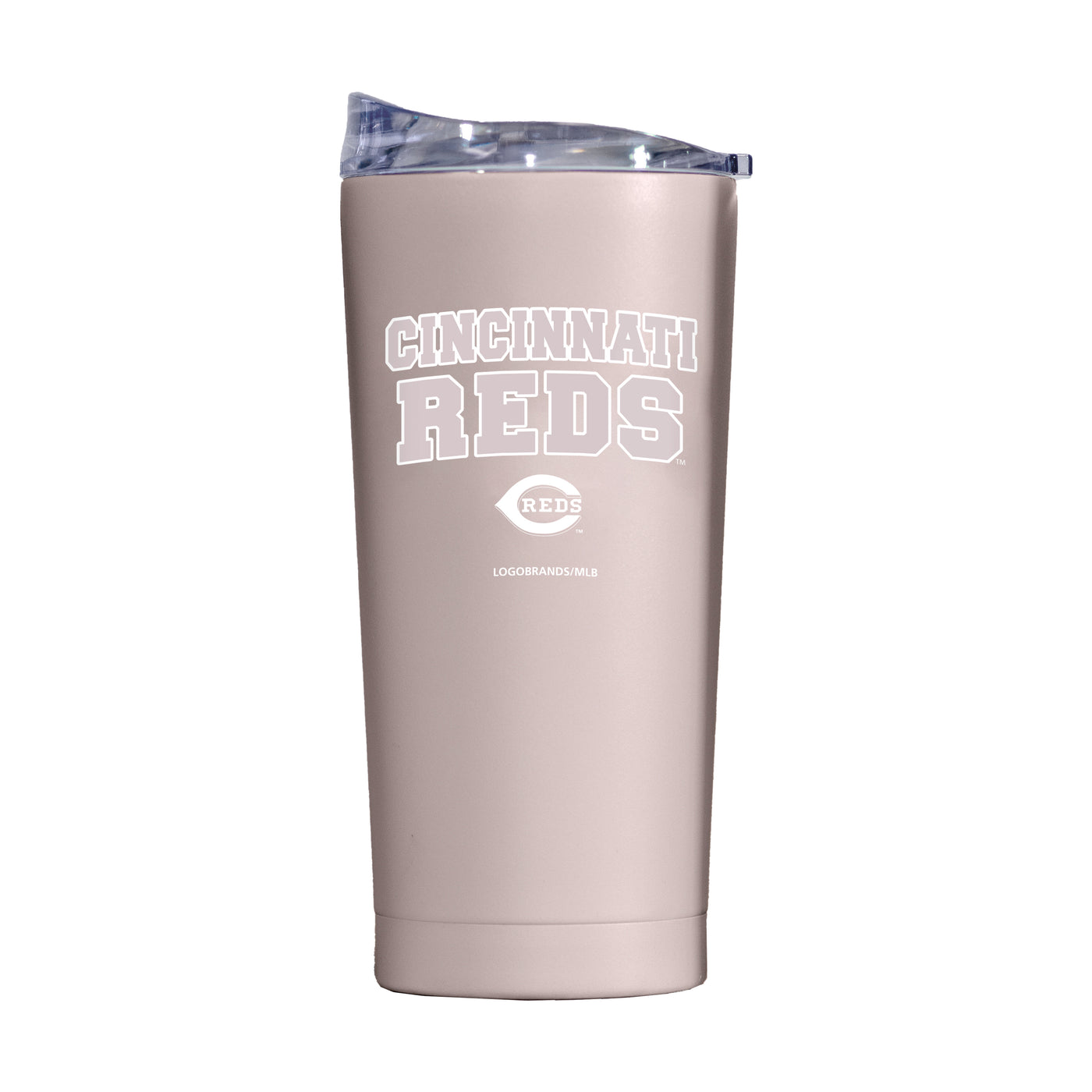Cincinnati Reds 20oz Stencil Powder Coat Tumbler