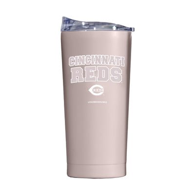 Cincinnati Reds 20oz Stencil Powder Coat Tumbler