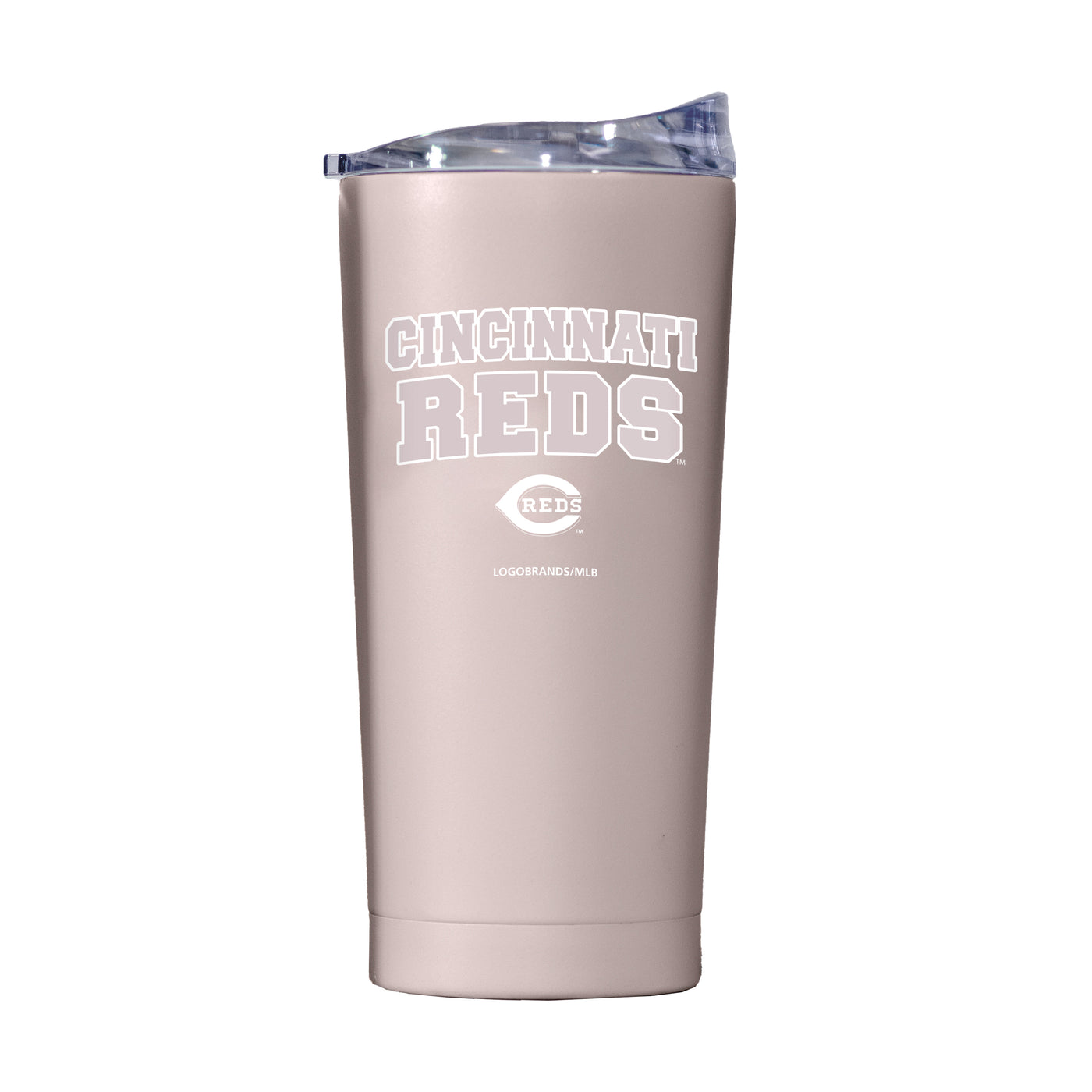 Cincinnati Reds 20oz Stencil Powder Coat Tumbler