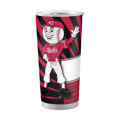 Cincinnati Reds 20oz Mascot Stainless Steel Tumbler - Logo Brands