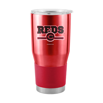 Cincinnati Reds 30oz Letterman Stainless Steel Tumbler