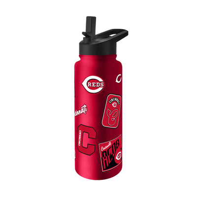 Cincinnati Reds 34oz Dream Weave Quencher Bottle