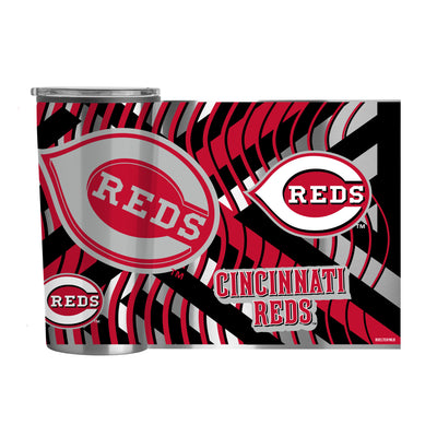 Cincinnati Reds 20oz Flex Plastic Wall Stainless Tumbler