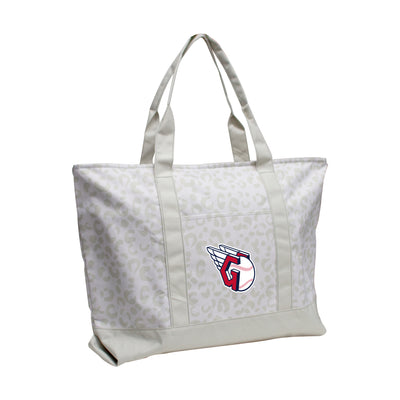 Cleveland Guardians Leopard Pattern Tote - Logo Brands