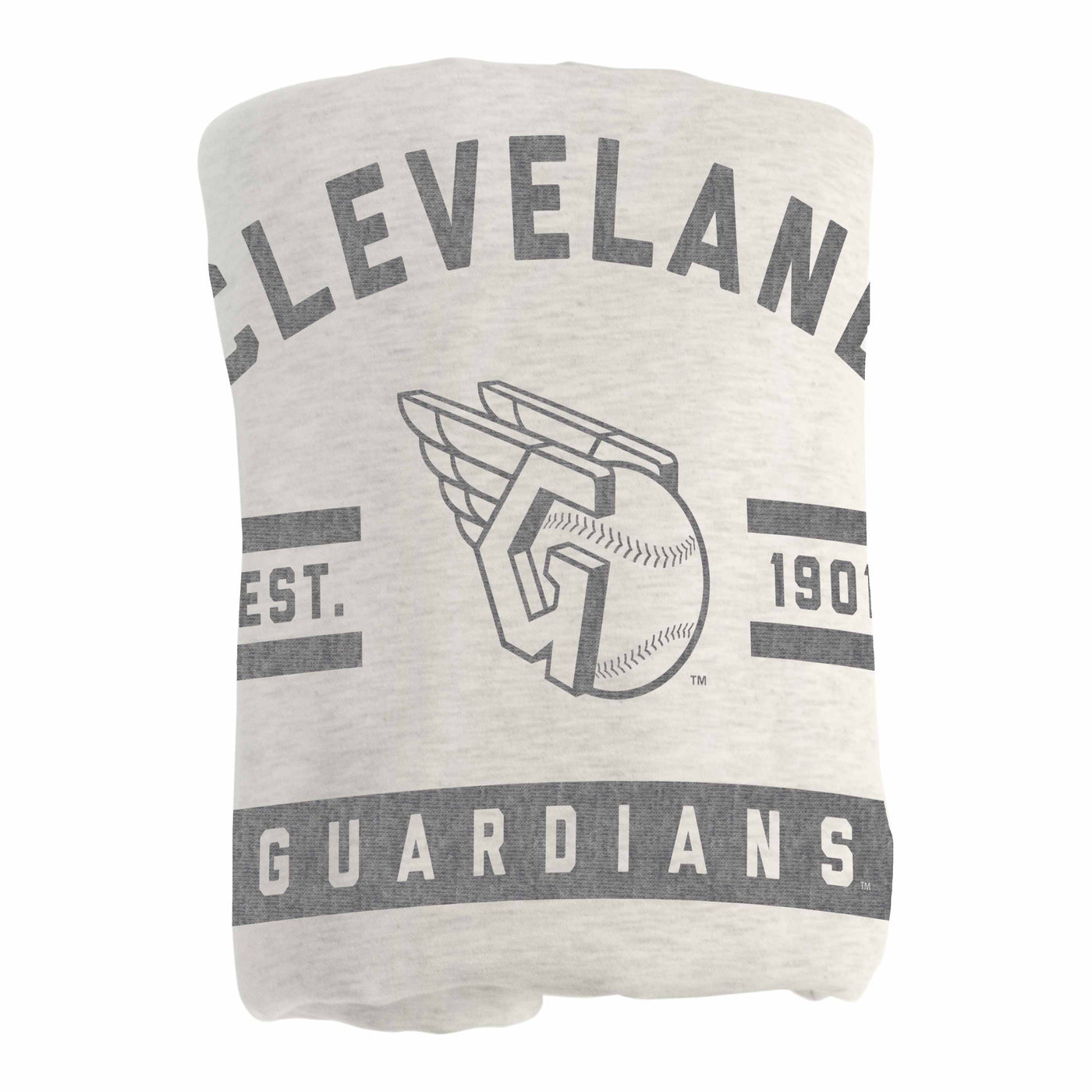 Cleveland Guardians Oatmeal Sweatshirt Blanket