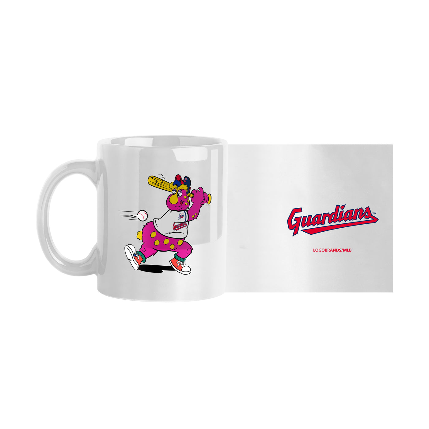 Cleveland Guardians 11oz Mascot Flipside Sublimated Mug