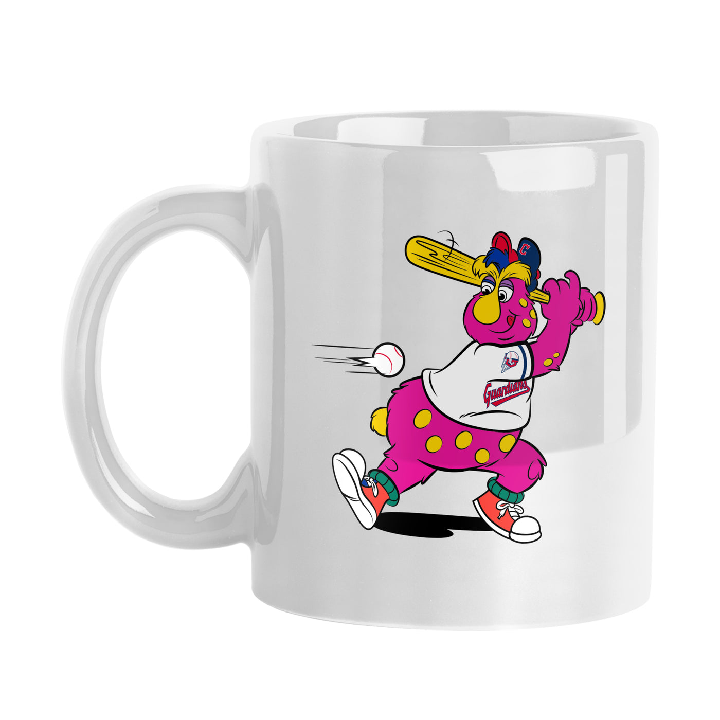 Cleveland Guardians 11oz Mascot Flipside Sublimated Mug