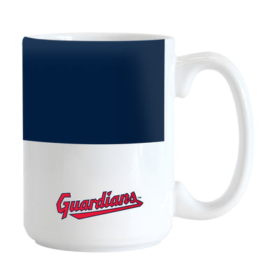 Cleveland Guardians 15oz Colorblock Sublimated Mug