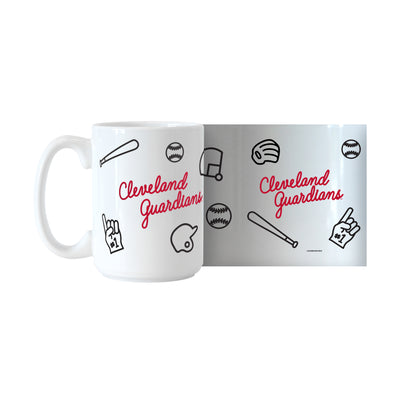Cleveland Guardians 15oz Playmaker Sublimated Mug
