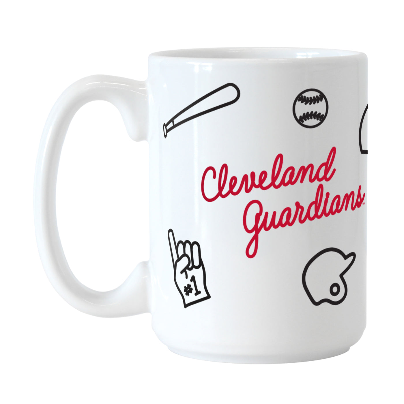 Cleveland Guardians 15oz Playmaker Sublimated Mug