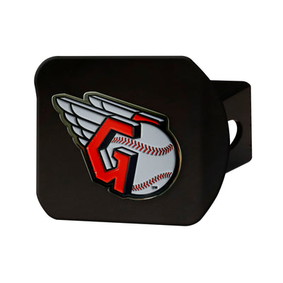 MLB - Cleveland Guardians Color on Black Hitch Cover