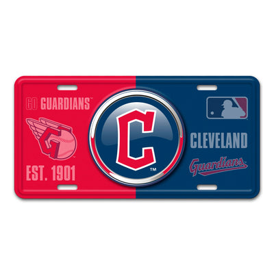MLB - Cleveland Guardians Embossed Metal License Plate