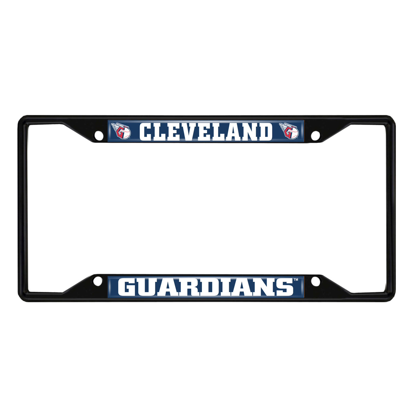 MLB - Cleveland Guardians Black License Plate Frame