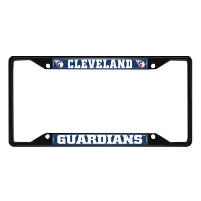 MLB - Cleveland Guardians Black License Plate Frame