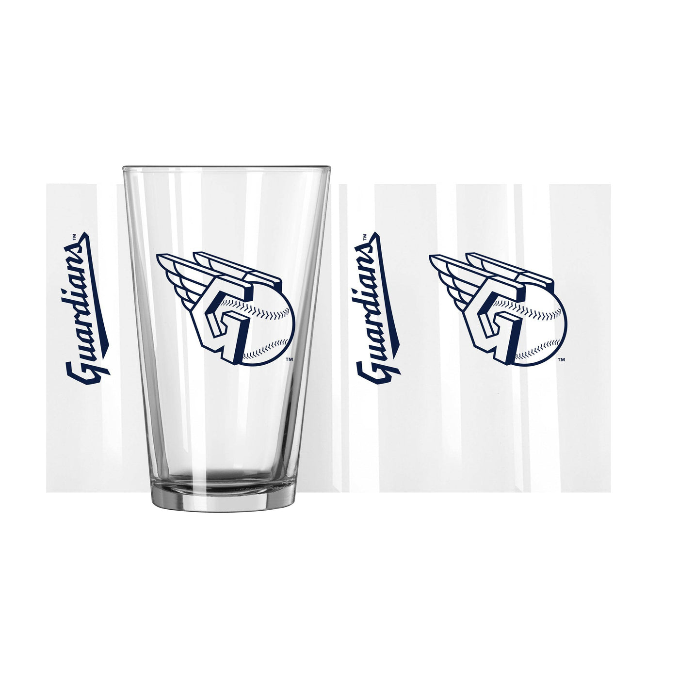 Cleveland Guardians 16oz Gameday Pint Glass - Logo Brands