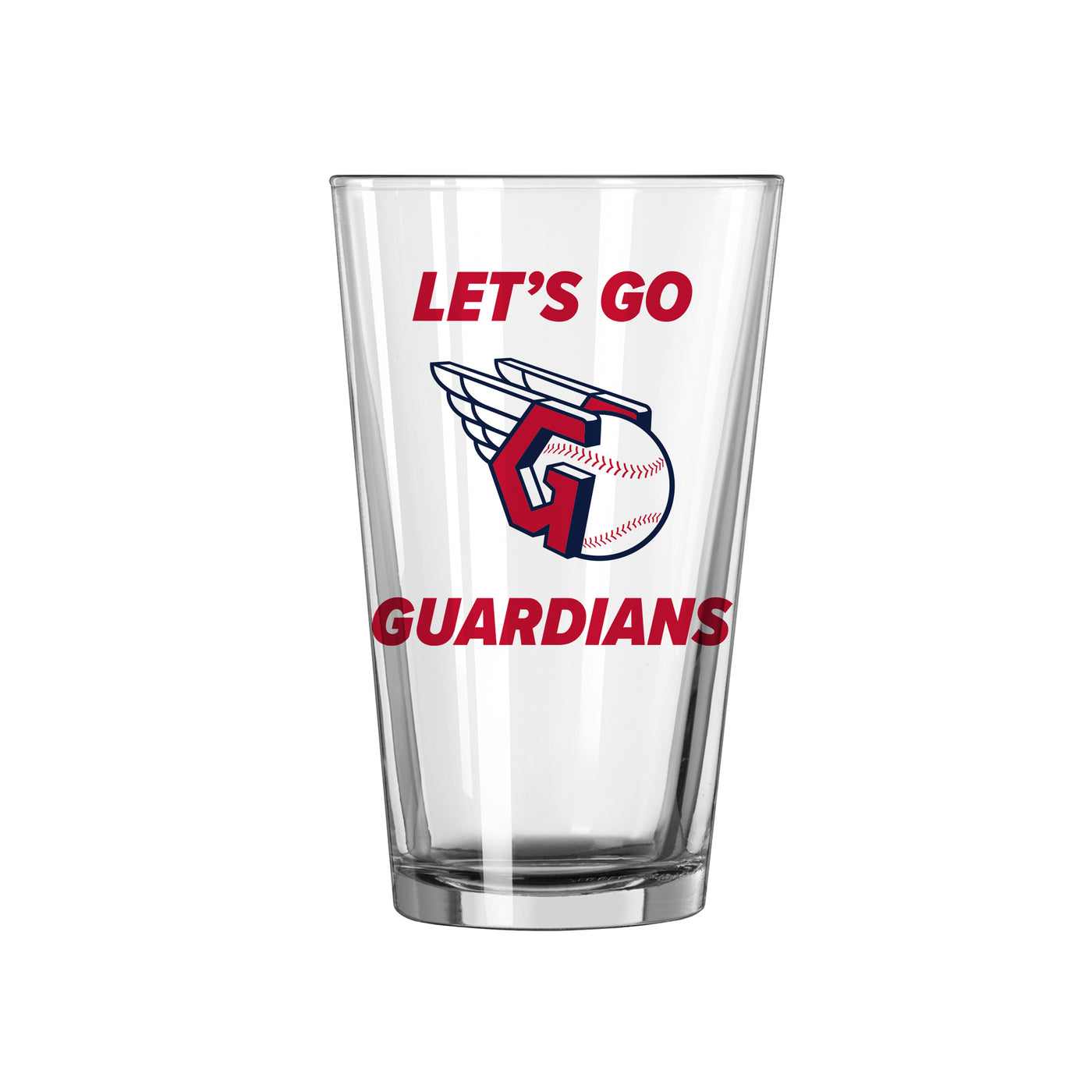 Cleveland Guardians 16oz Slogan Pint Glass - Logo Brands