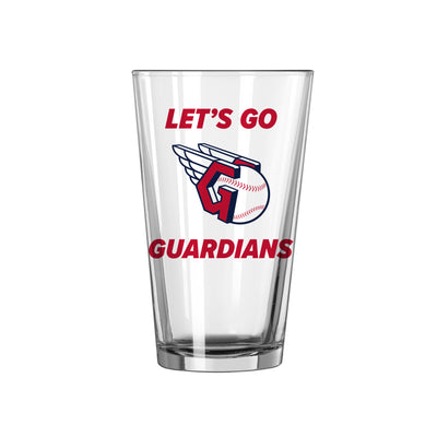 Cleveland Guardians 16oz Slogan Pint Glass - Logo Brands
