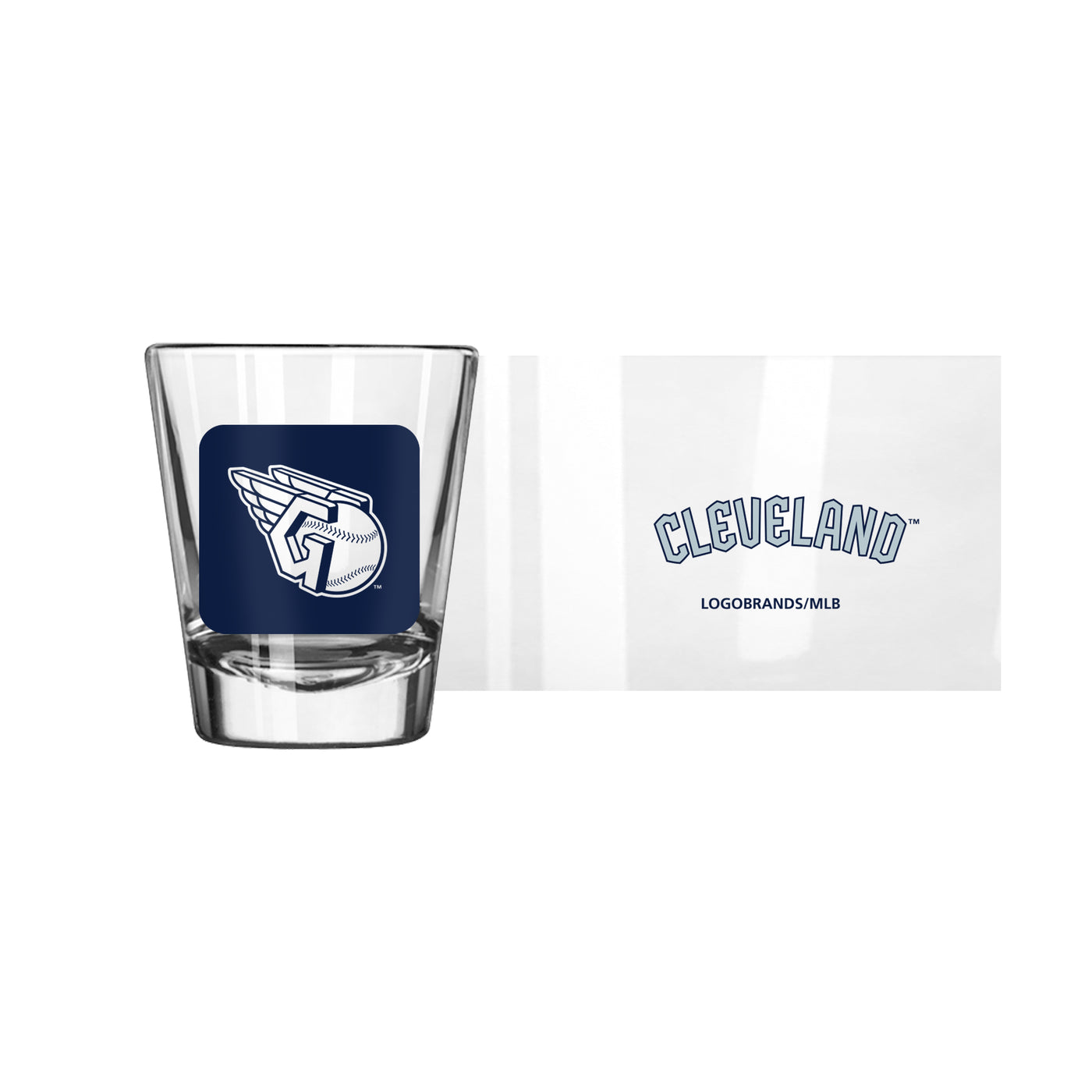 Cleveland Guardians 2oz Cube Shot Glass