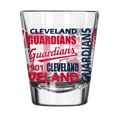 Cleveland Guardians 2oz Spirit Shot Glass