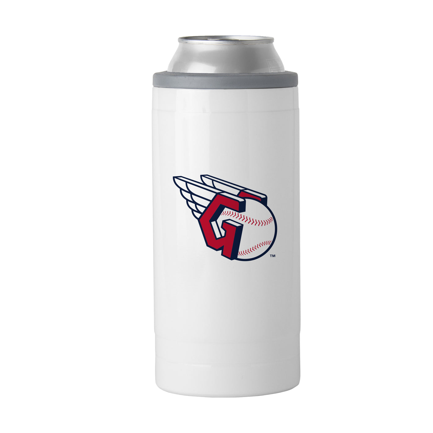Cleveland Guardians Letterman 12 oz Slim Can Coolie