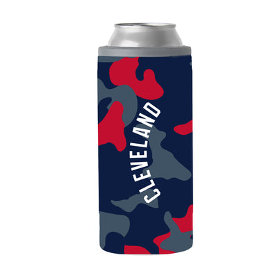 Cleveland Guardians 12oz Camo Slim Can Coolie