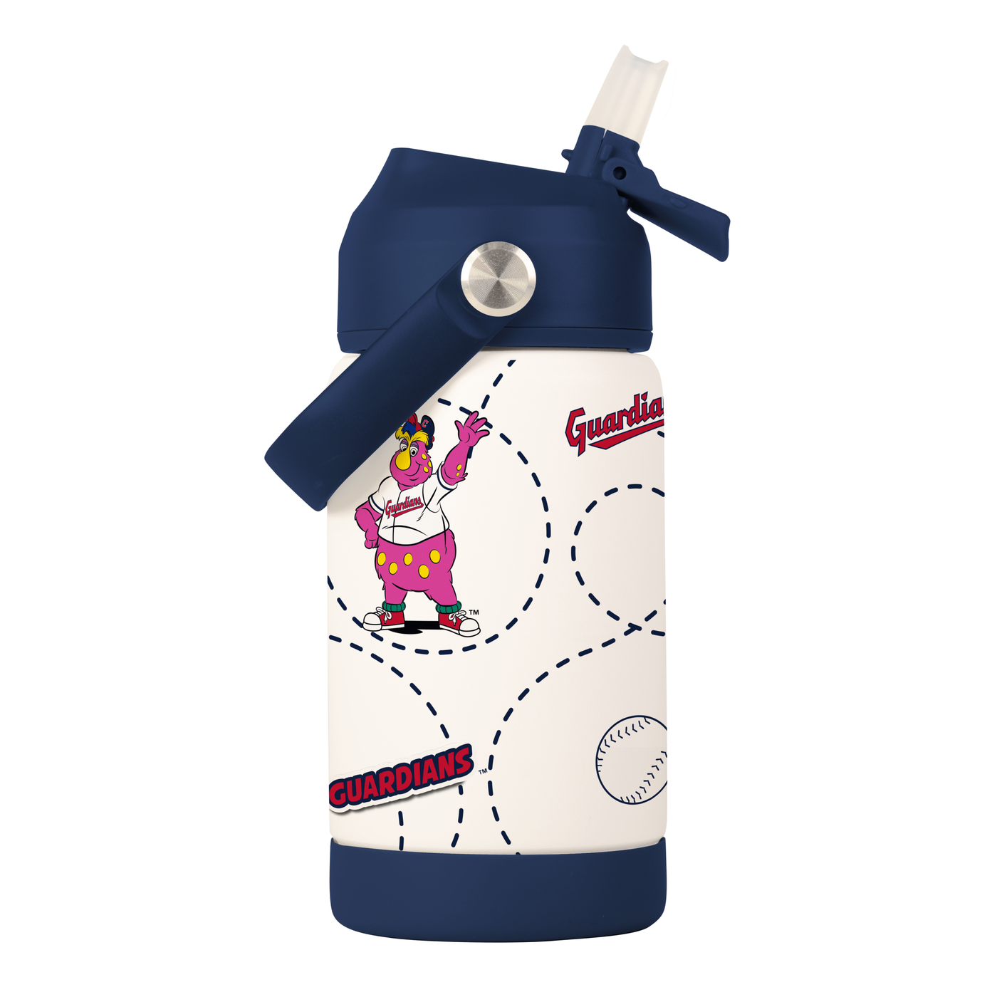 Cleveland Guardians 12oz Mascot SS Kids Bottle