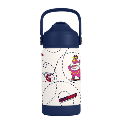 Cleveland Guardians 12oz Mascot SS Kids Bottle