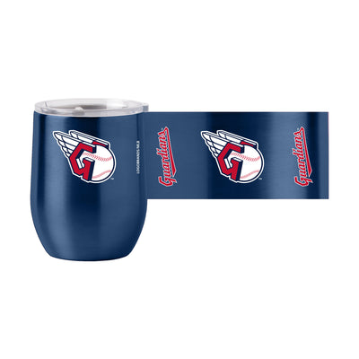 Cleveland Guardians 16oz Gameday Stainless Curved Beverage