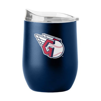 Cleveland Guardians 16oz Flipside Powder Coat Curved Beverage - Logo Brands