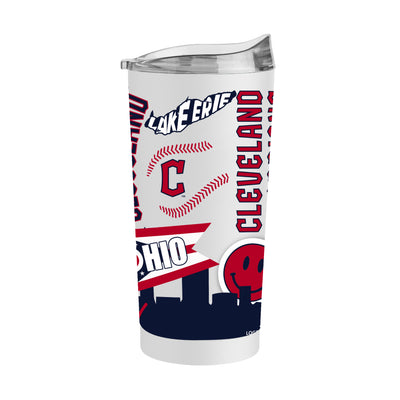 Cleveland Guardians 20oz Native Powder Coat Tumbler