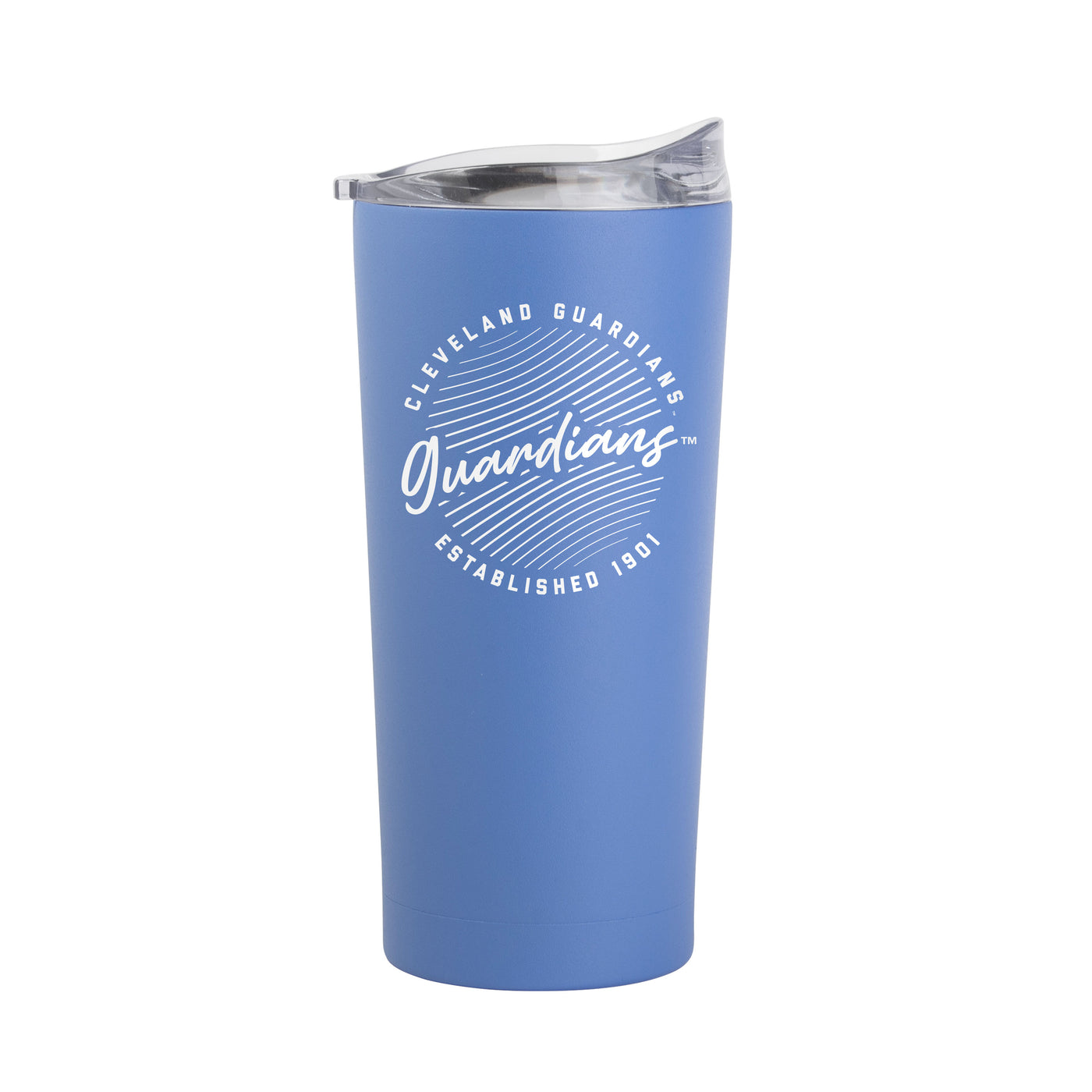 Cleveland Guardians 20oz Retro Script Arctic Powder Coat Tumbler