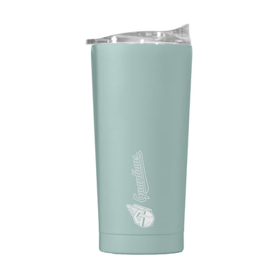 Cleveland Guardians 20oz Vertical Powder Coat Tumbler - Logo Brands
