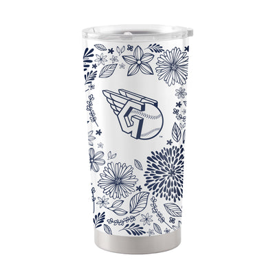 Cleveland Guardians 20oz Botanical Stainless Steel Tumbler