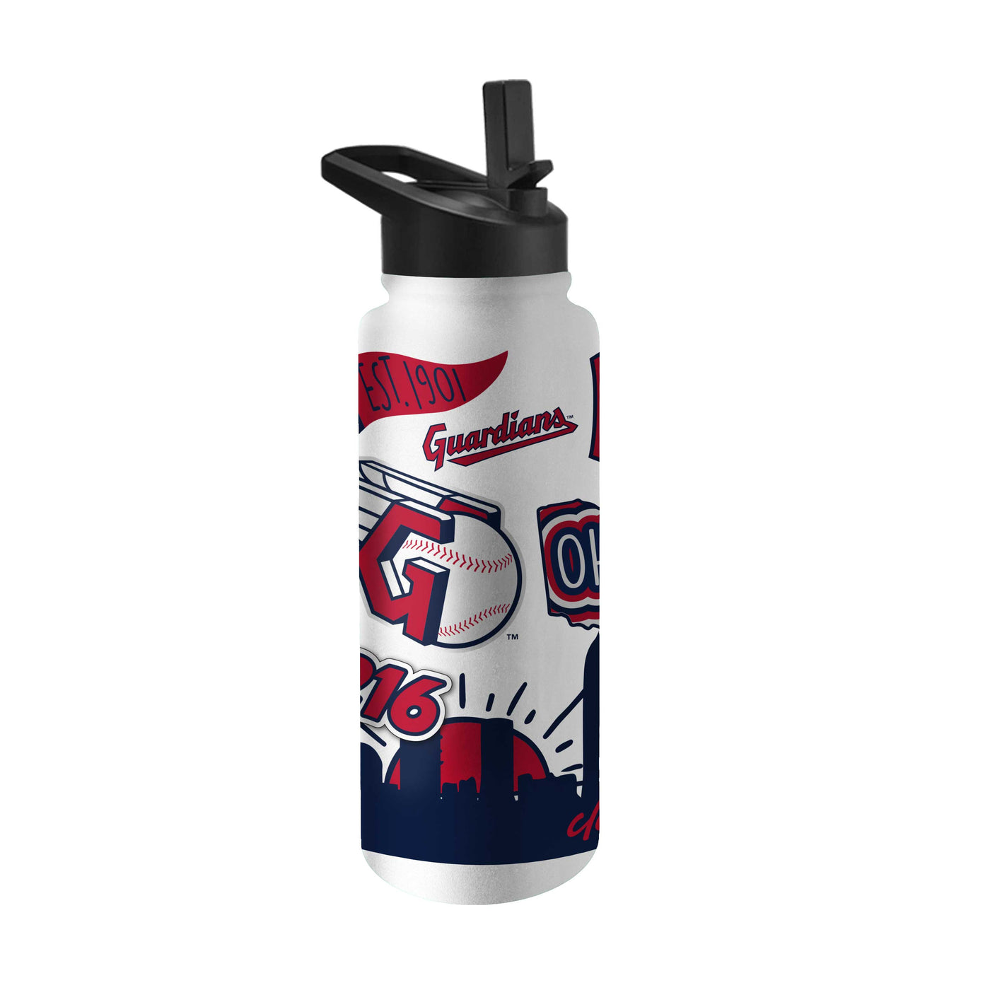 Cleveland Guardians 34oz Native Quencher Bottle