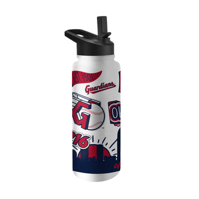 Cleveland Guardians 34oz Native Quencher Bottle