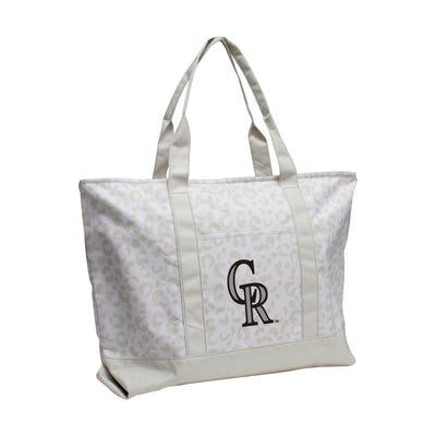 Colorado Rockies Leopard Pattern Tote - Logo Brands