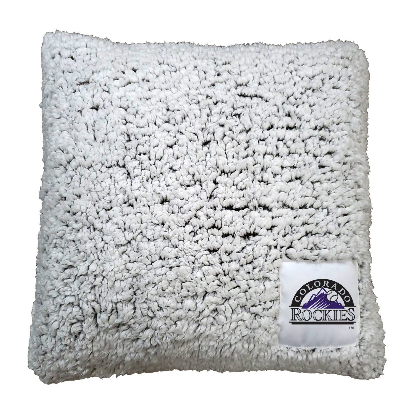 Colorado Rockies Frosty Throw Pillow - Logo Brands