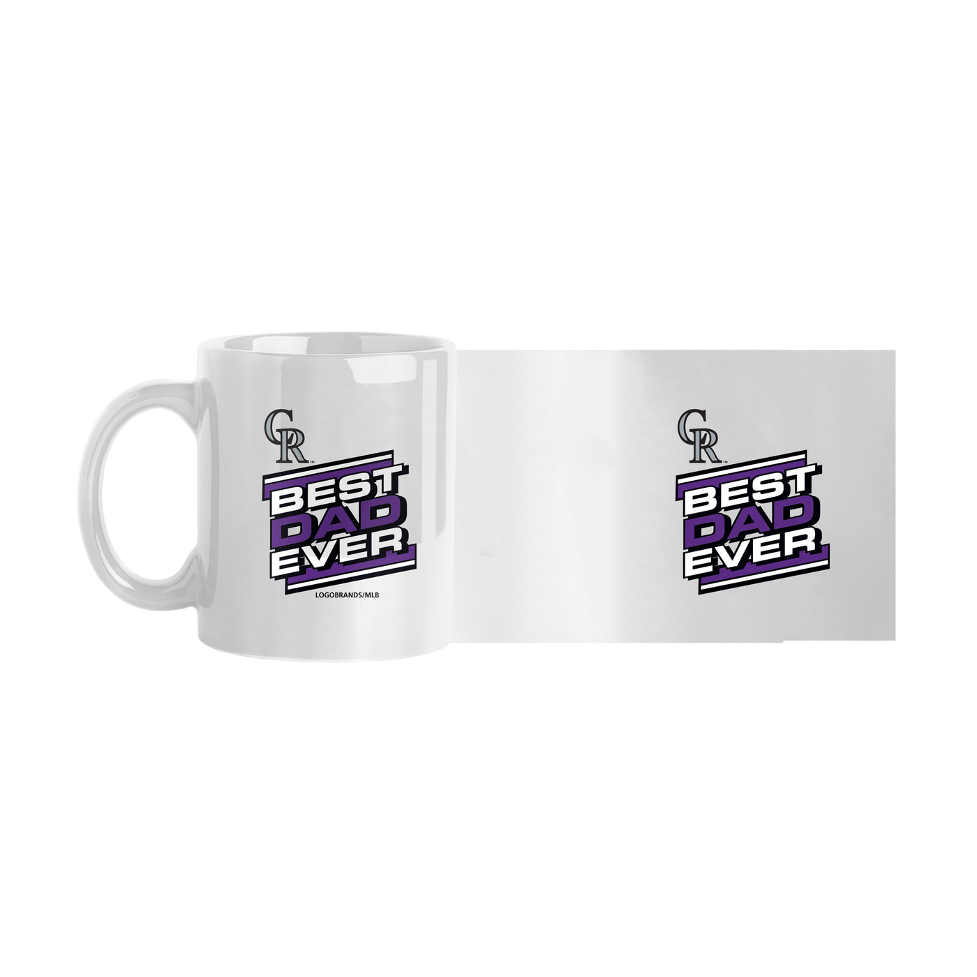 Colorado Rockies 11oz Best Dad Ever Sublimated Mug