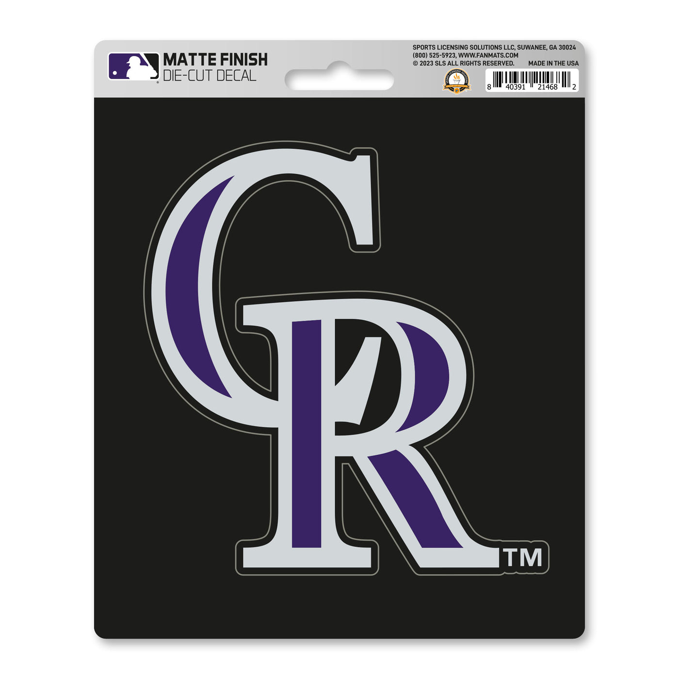 MLB - Colorado Rockies Matte Decal