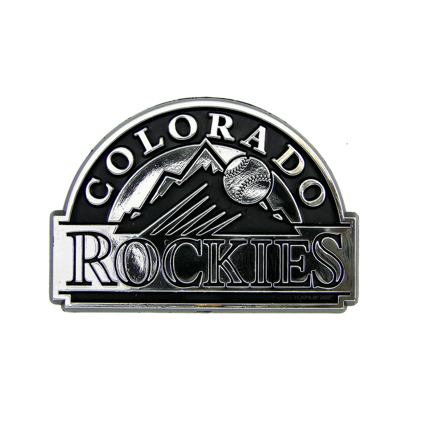 MLB - Colorado Rockies Plastic Chrome Emblem