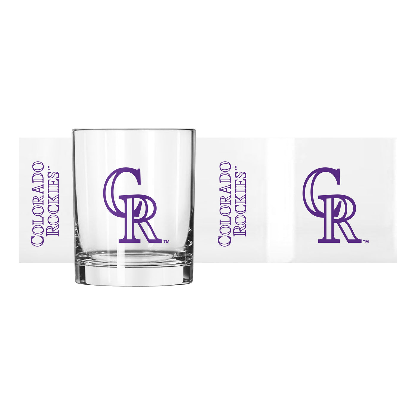 Colorado Rockies 14oz Gameday Rocks Glass