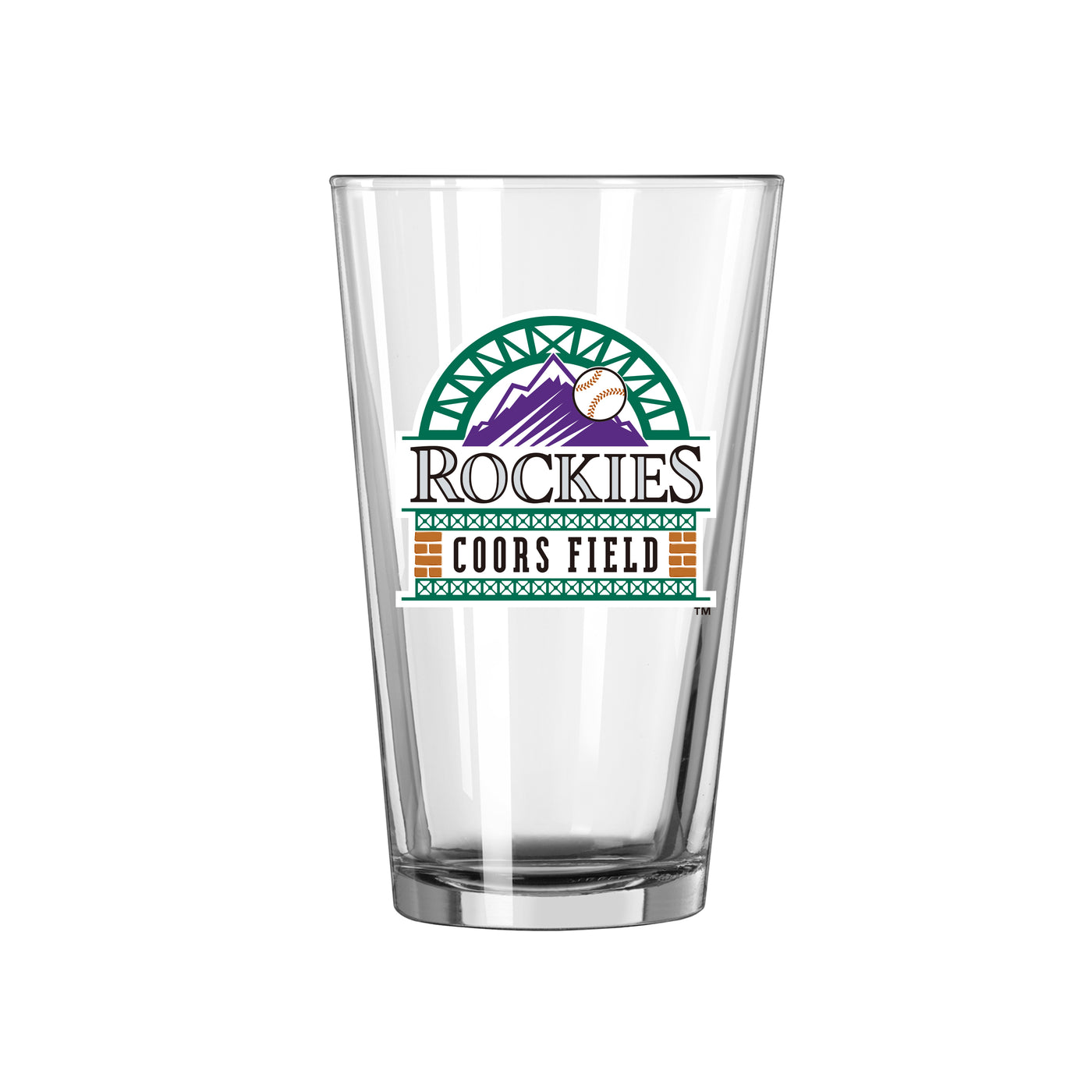 Colorado Rockies 16oz Coors Field Pint Glass