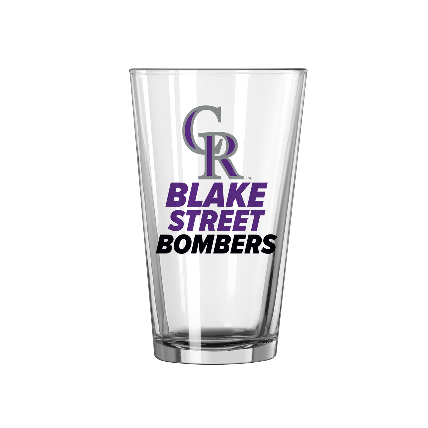 Colorado Rockies 16oz Slogan Pint Glass - Logo Brands
