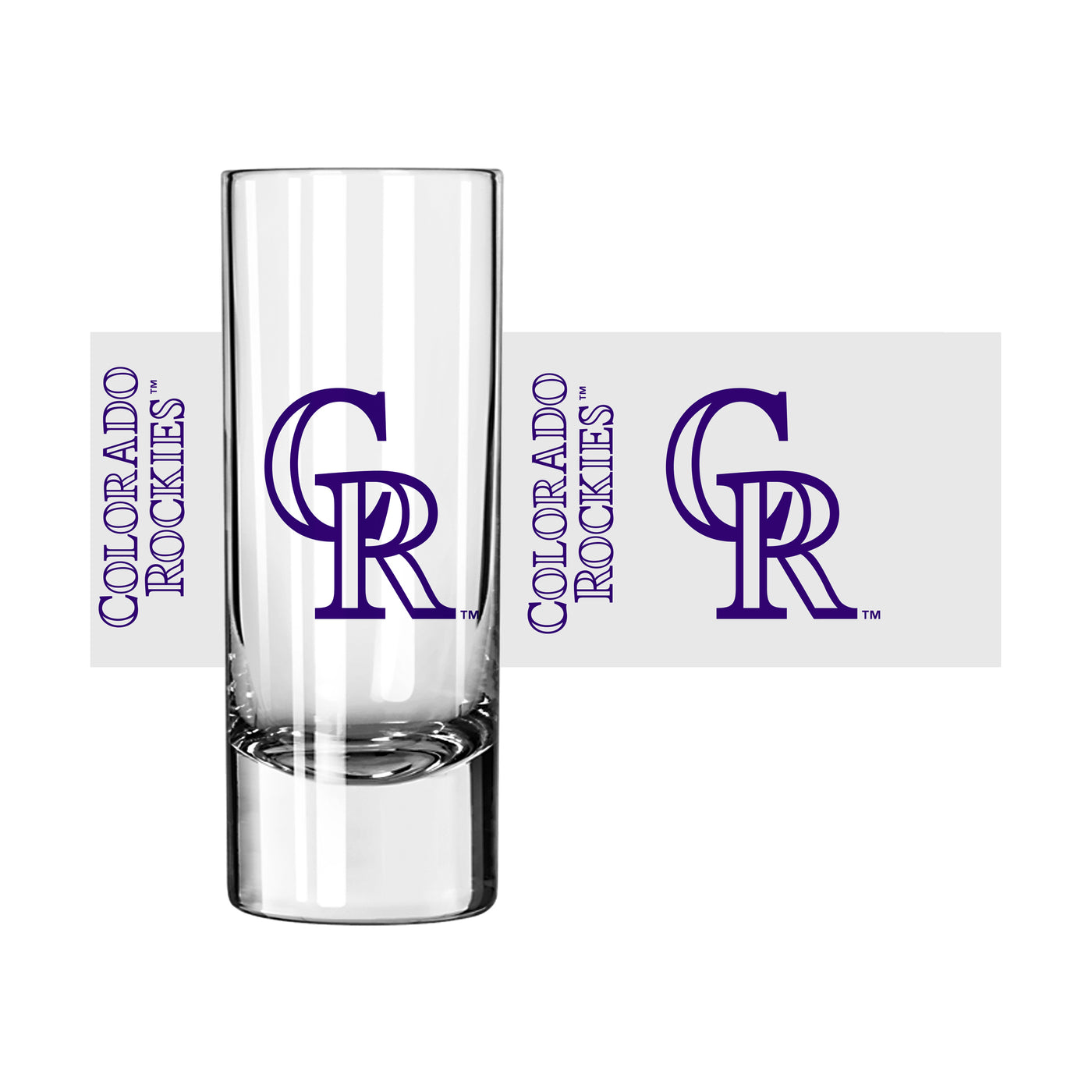 Colorado Rockies 2.5oz Gameday Shooter Glass - Logo Brands